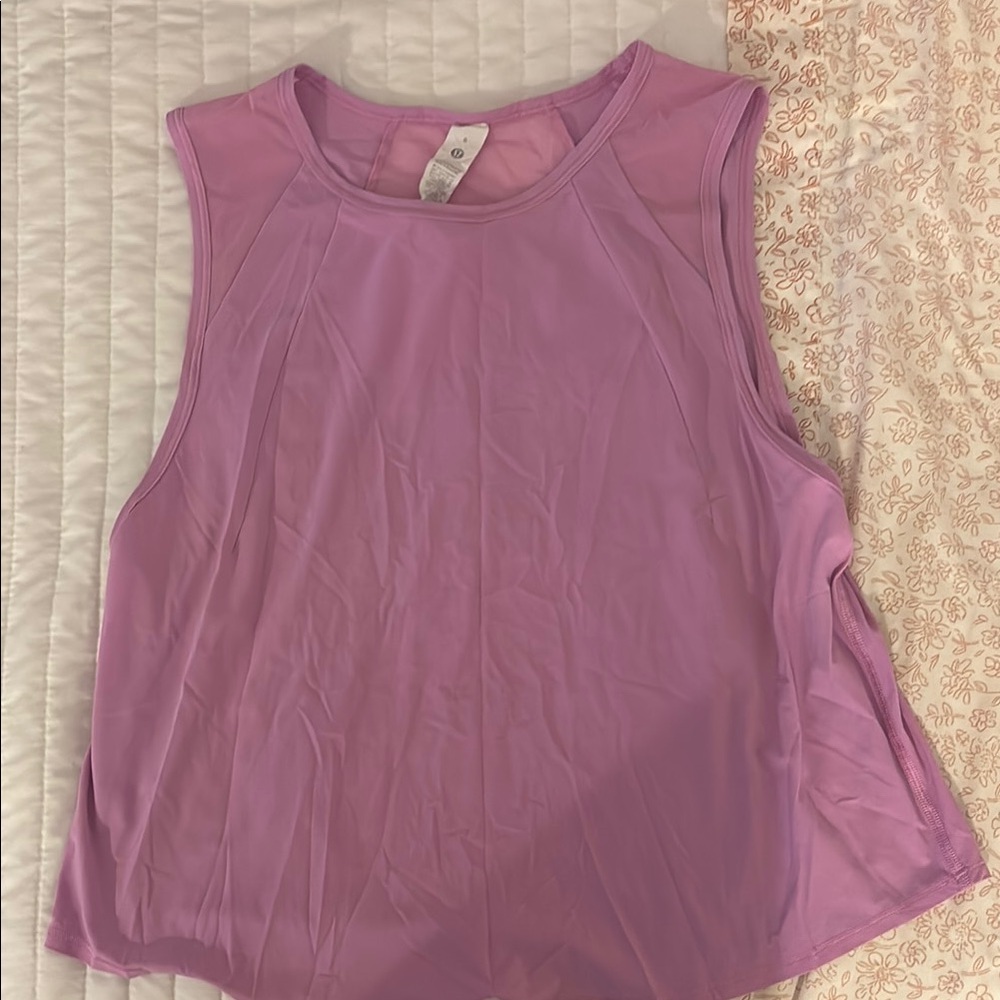 Lululemon Sleeveless Pink Top